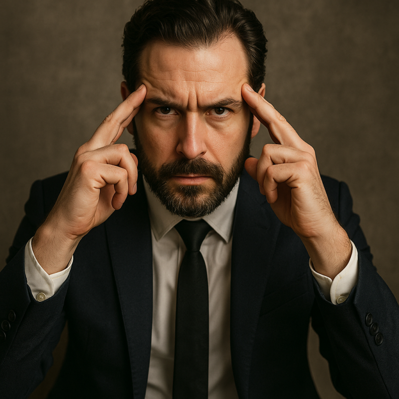 Mentalista che legge nel pensiero